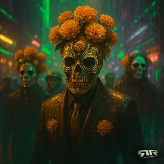 Life & death dance together in color & memory #DayOfTheDead #DOTD @TheTrueOGReport @ https://thetrueogreport.com/day-of-the-dead-2025 💀🌼☠️🏵